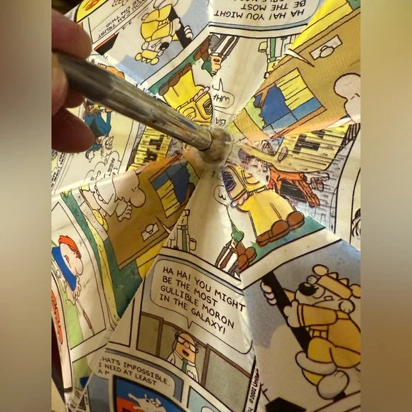 Seattle Post-Intelligencer Colorful Cartoons Umbrella - Picture 7 of 10